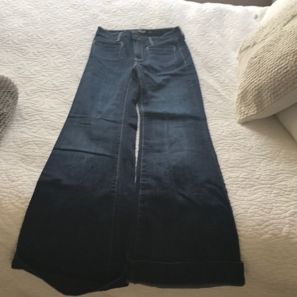 High waisted flare jeans